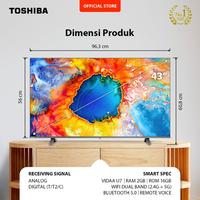 Gambar TV 43 Inch Toshiba 43M450NP Dolby Vision Atmos TV Toshiba 43 M450 NP QLED 4K Smart TV dari Bogor Solusi Elektronik Kab. Bogor 2 Tokopedia