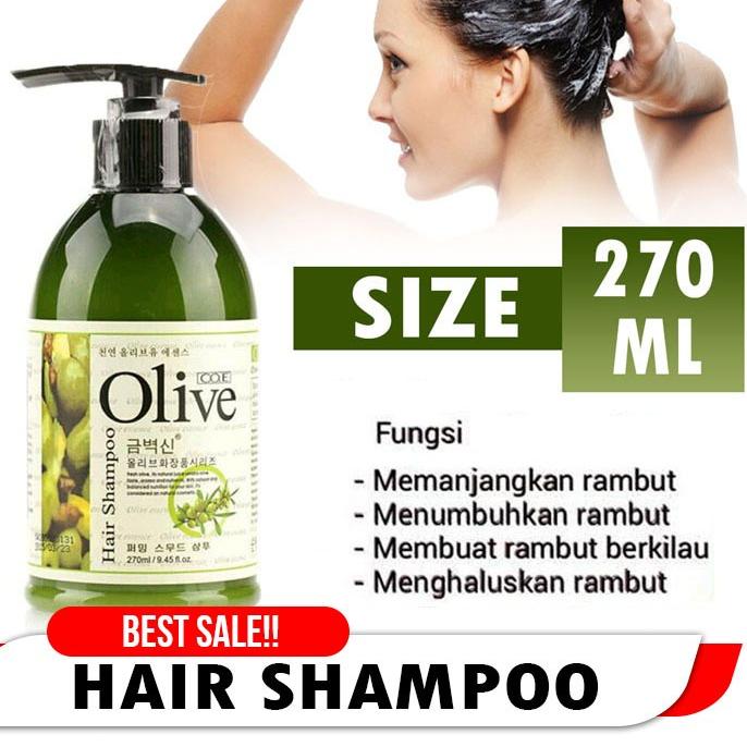 [ BISA COD ] SHAMPOO OLIVE ANTI KETOMBE DAN AMPUH MENGATASI RAMBUT RONTOK 270 ML 2