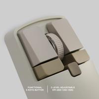 Gambar Rexus QB400 Wireless Bluetooth Rechargeable Mouse , Dual Connection Bluetooth + 2.4 GHz , Rechargeable Battery 300 mAh, 3 level dpi up to 1600 dpi Baterai Button - Lilac dari Click & Go Tokopedia Kota Bandung 2 Tokopedia