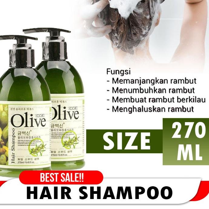 [ BISA COD ] SHAMPOO OLIVE ANTI KETOMBE DAN AMPUH MENGATASI RAMBUT RONTOK 270 ML 1