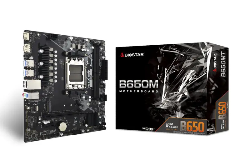 Biostar B650MT Ver 6.0 - mATX Motherboard AM5 0