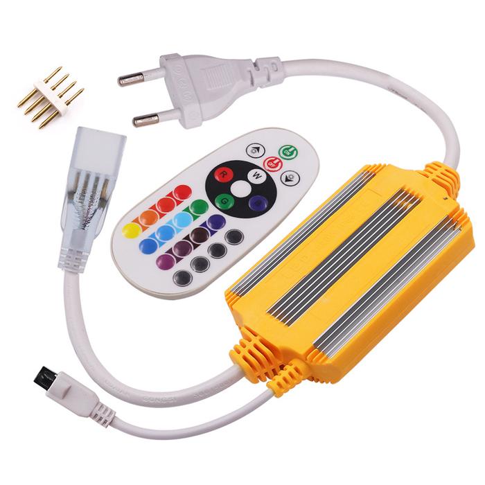 Led Flex Remote Promo CONTROLER NEON FLEX/LED STRIP RGB AC 220V (4 PIN)/ FLASHER NEON ...