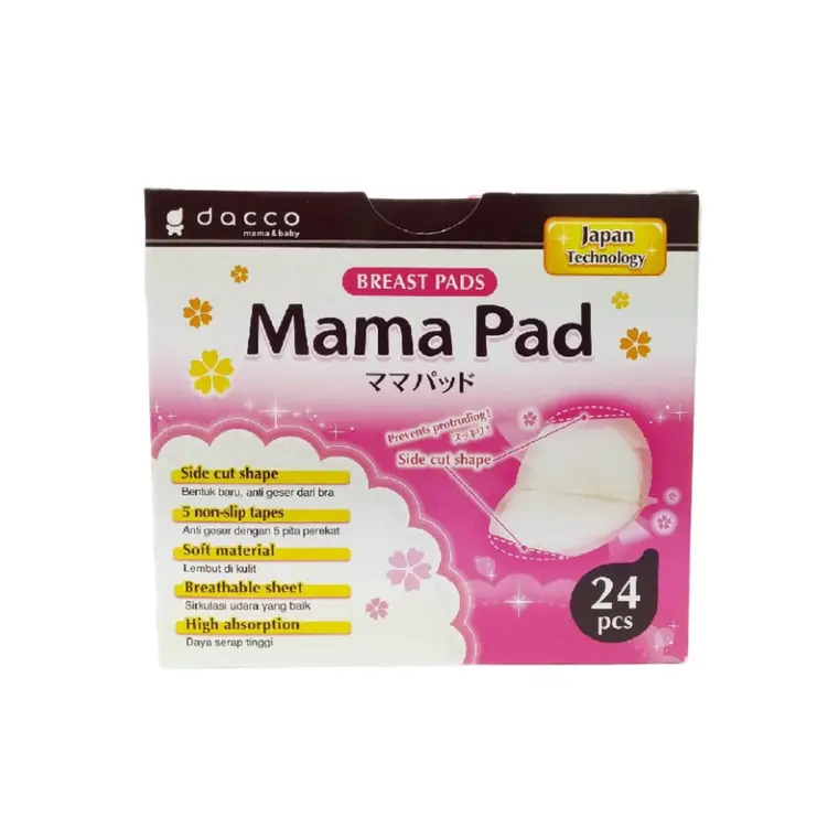 Mama pad  24 Pcs / box ( Mamapad BreastPad-Bra Shield Pads-Bantalan Serap Asi-Alas BH Penyerap )