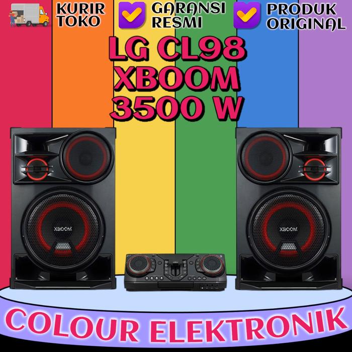Gambar LG CL98 XBOOM AUDIO SPEAKER KARAOKE PARTY | LG XBOOM CL98 - CL 98 dari Colour Elektronik Kota Tangerang Tokopedia