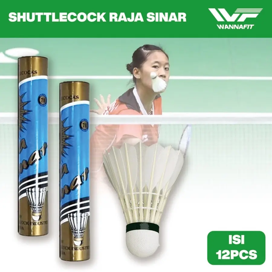 Kok Badminton / Kok Bulu Tangkis / Shuttlecock Raja Sinar