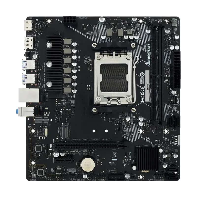Biostar B650MT Ver 6.0 - mATX Motherboard AM5 2