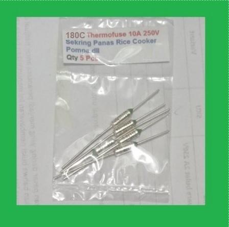 Gambar Qty 5 Pcs 180C Thermofuse 10A 250V Sekring Panas Rice Cooker Pompa dll dari Nivico shop Kota Administrasi Jakarta Barat Tokopedia