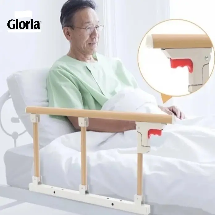 Siderail Bed Pasien Medis Dapat Dilipat / Guardrail Bed 3 Stick