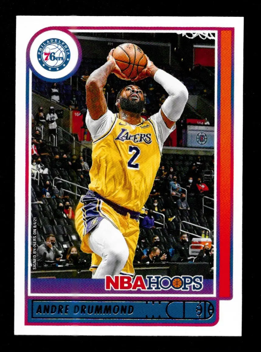 Kartu Basket NBA Andre Drummond Los Angeles Lakers Panini NBA Hoops 2021-22 #186