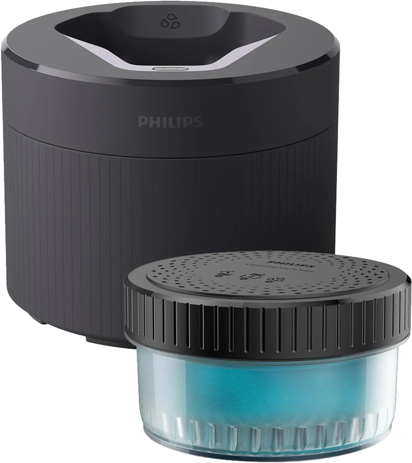ORIGINAL Philips Quick Clean Pod Razor - Philips Cleaning Cartridge for Men Electric Shaver Series 5000 7000 8000 and 9000 Men's Cleaner  Model QCP10/01 Cairan Pembersih Jenggot Kumis Cukur