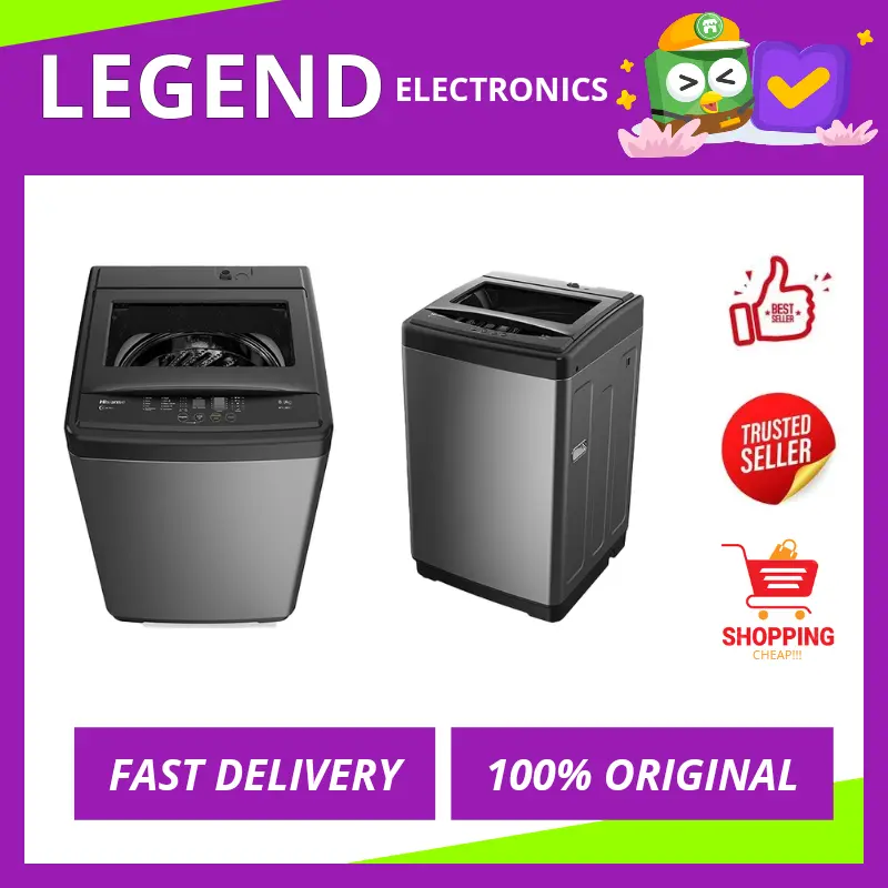 HISENSE WTAG805T MESIN CUCI TOP LOADING 8 KG WTAG805T