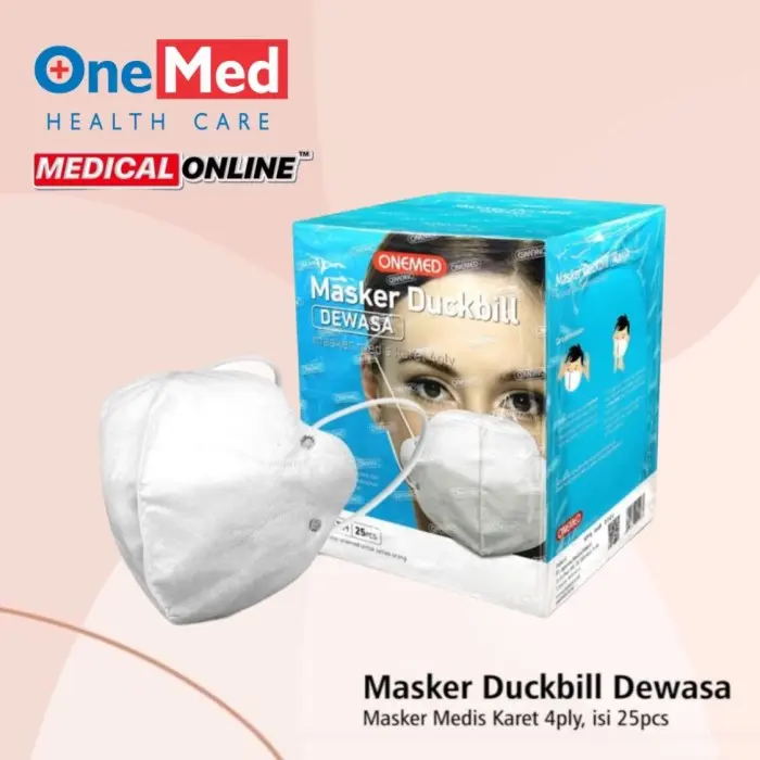 Gambar MASKER DUCKBILL UFO ONEMED 4 PLY MASKER MEDIS 3D MEDICAL ONLINE dari MEDICAL ONLINE_NEW Kota Tangerang 5 Tokopedia