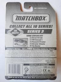 Gambar Matchbox 1995 Chrysler Atlantic Gold Chrysler Concept Car Mbx 1999 sip dari Omy Corporation Kota Magelang 4 Tokopedia