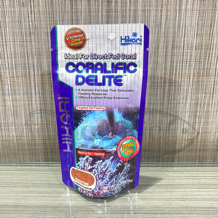 Gambar HIKARI CORALIFIC DELITE 35GR 35 GRAM PAKAN TERUMBU KARANG CORAL dari ADRAQUATIC Kota Bandung Tokopedia