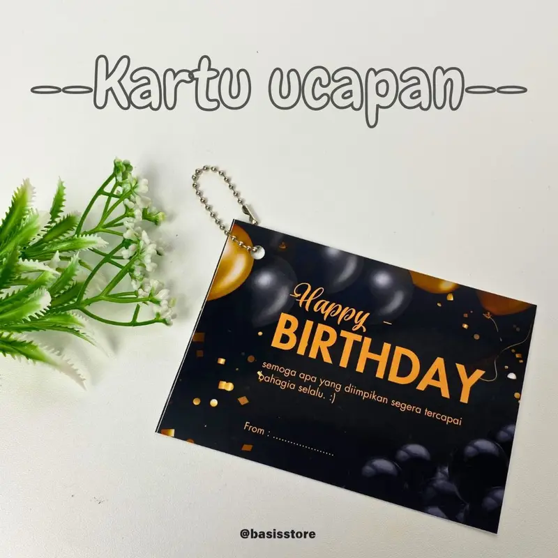 Kartu Ucapan Gift Card Ulang Tahun Wedding Souvenir Pernikahan Kado 1