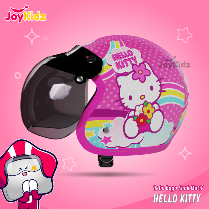 Gambar Helm Bogo Pilot Anak Karakter Hello Kitty Usia 2-6 Tahun dari JoyKidz Kota Surabaya Tokopedia
