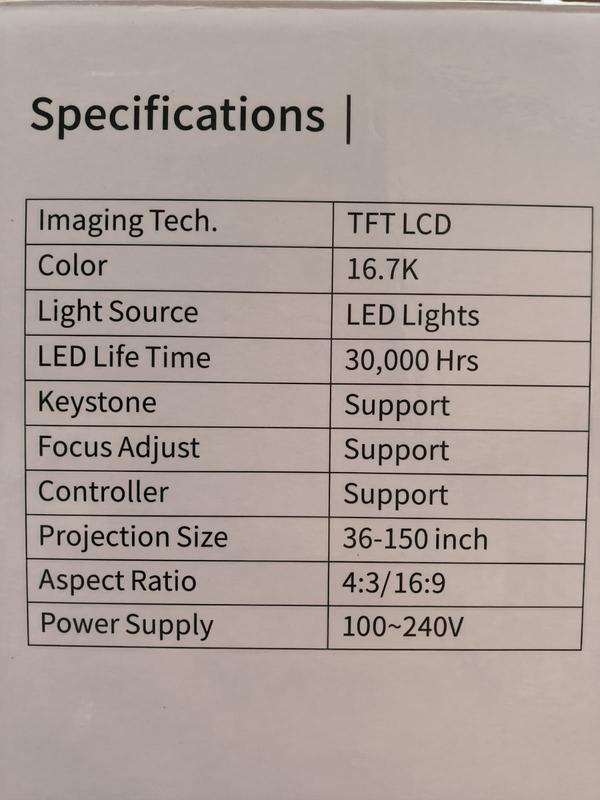 FullHD 1080 LED Proyektor Projector Home Cinema Android Electric Focus 6
