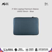 Gambar IT Slim Laptop Premium Sleeve LSS02 13inch For Macbook Air Pro iPad Tablet - Blue 13" Inch dari APPLE GEAR JOGJA Kota Yogyakarta 2 Tokopedia