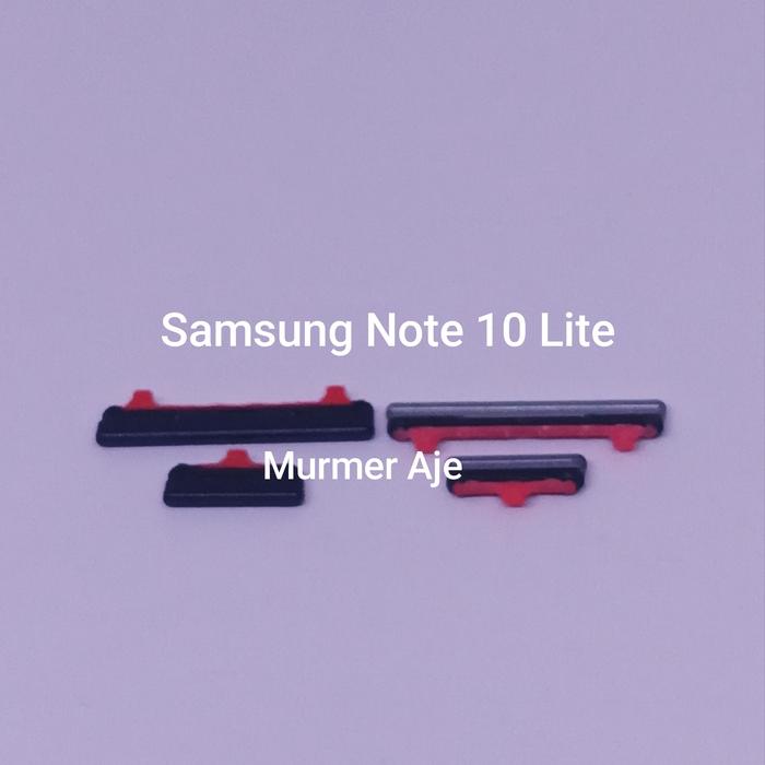 Gambar Tombol on off volume side button samsung note 10 lite oem - Black dari Murmeraje Kota Tangerang Tokopedia