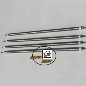 Tubular heater staright / pemanas oven lurus (D 8 x P 400mm) 220V-500W