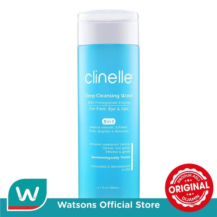 Gambar Clinelle Deep Cleansing Water 180ml dari Watsons Indonesia Official Store Kab. Tangerang Tokopedia