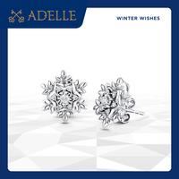 Gambar Adelle Jewellery  - Snowflake Diamond Earrings - Anting Emas Berlian dari Adelle Jewellery Kota Administrasi Jakarta Utara 1 Tokopedia