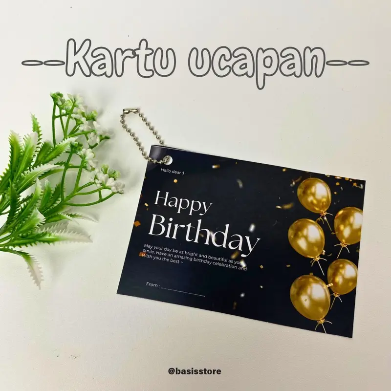 Kartu Ucapan Gift Card Ulang Tahun Wedding Souvenir Pernikahan Kado 5
