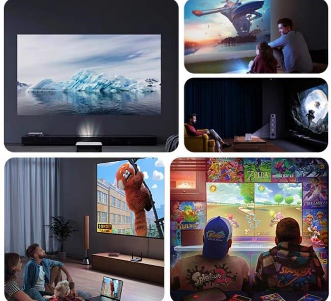 FullHD 1080 LED Proyektor Projector Home Cinema Android Electric Focus 3