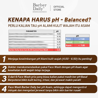 Gambar Barber Daily Acne Care & Oil Control Face Wash 100mL dari Makarizo Kota Administrasi Jakarta Timur 5 Tokopedia