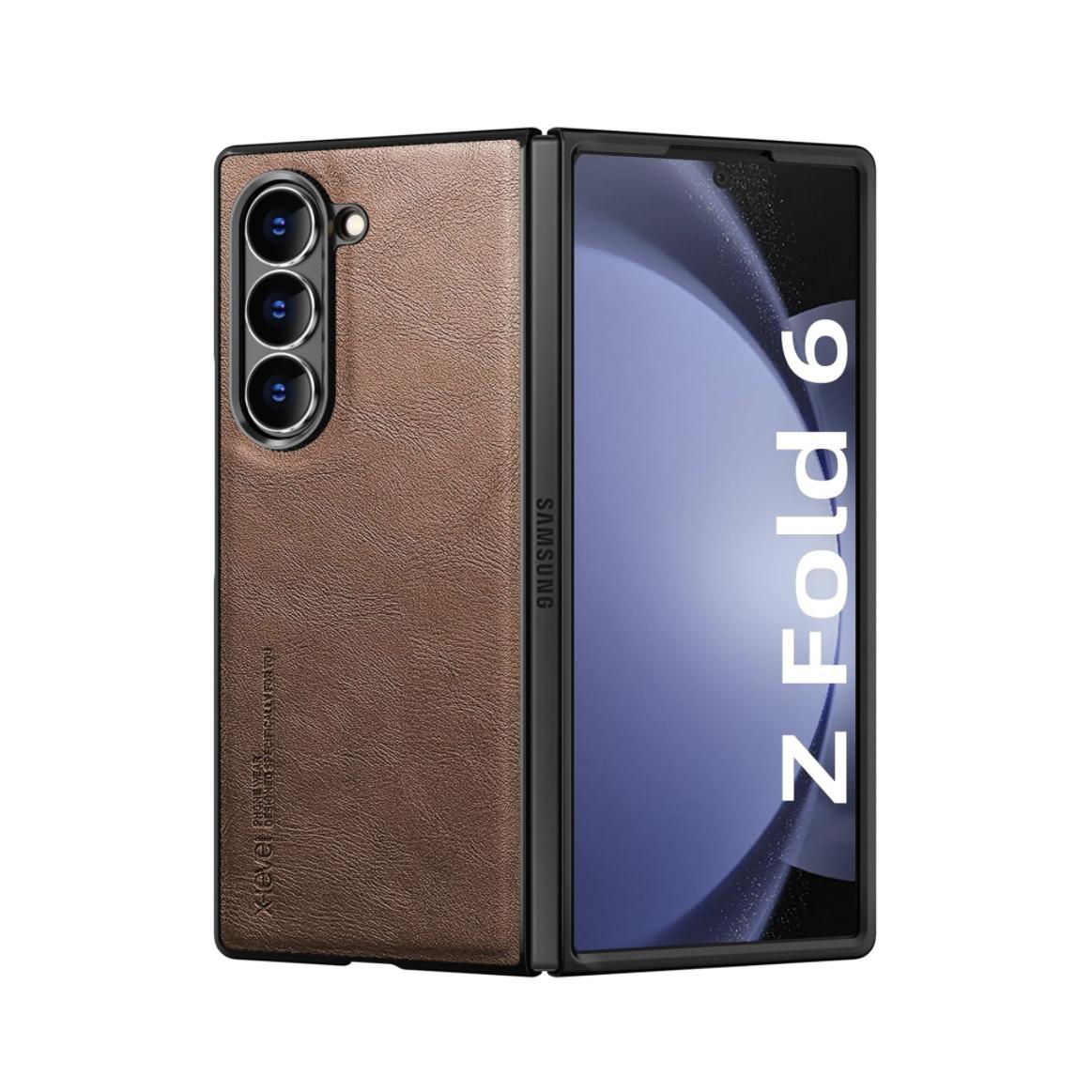 Case X-Level Premium Leather Galaxy Z Fold 7 6 5 4 3 Leather Case Kulit Premium