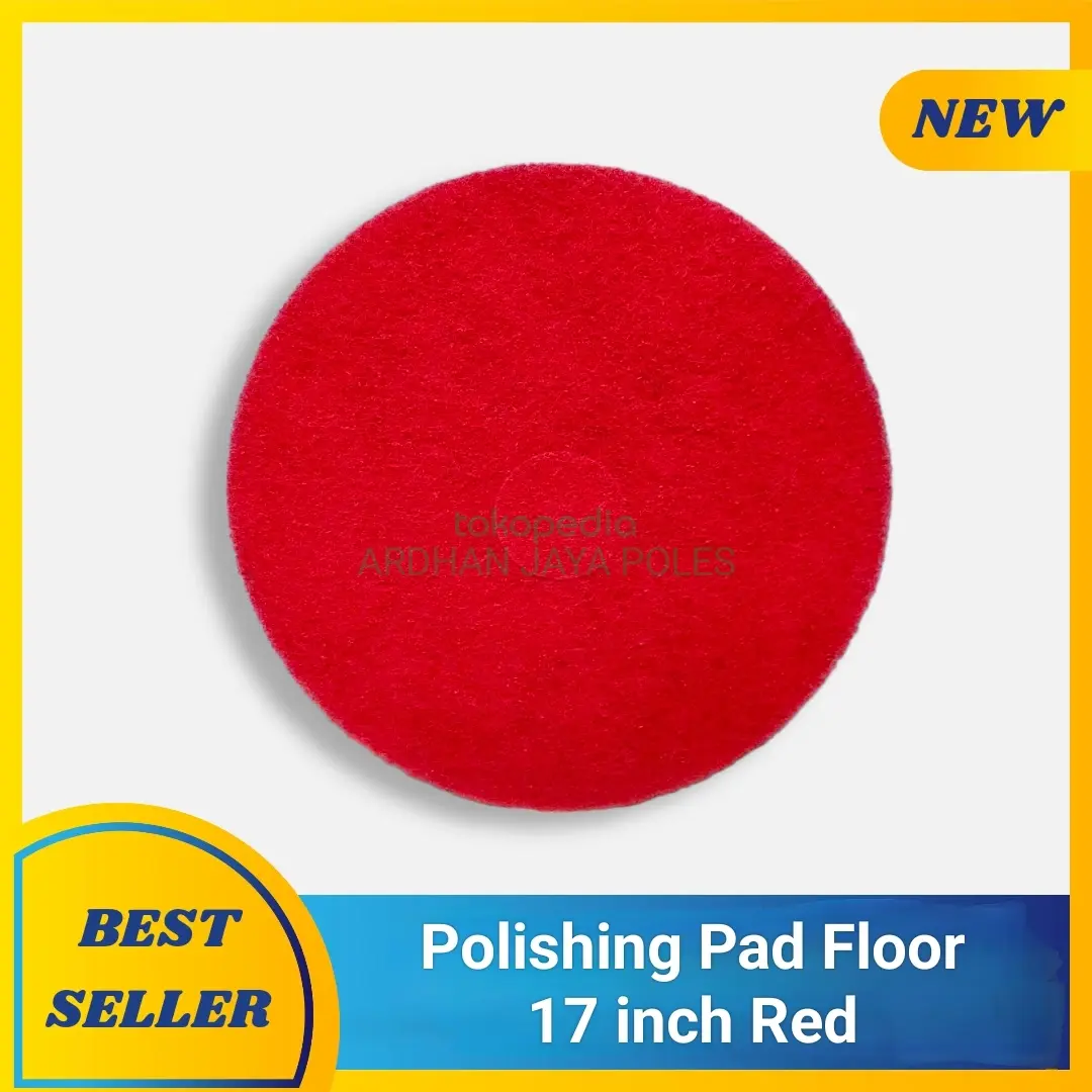 Polishing Pad Floor Buffing 17 inch - Red