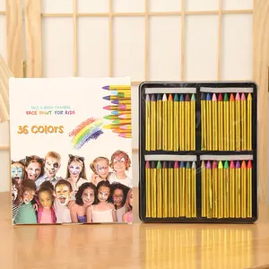 28/36 Warna Face Painting / Crayon Wajah & Badan / Face and Body Painting Crayons