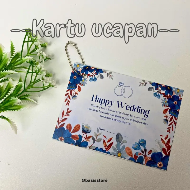 Kartu Ucapan Gift Card Ulang Tahun Wedding Souvenir Pernikahan Kado 8