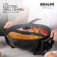 Gambar IDEALIFE - Electric Grill / Shabu - Panci Shabu Shabu Listrik IL-116A dari IDEALIFE ONLINE STORE Kota Administrasi Jakarta Utara 1 Tokopedia
