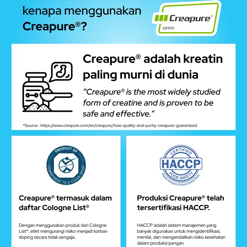 Pome CREA+ High Protein Creatine Gummy with Vitamin B12, D3, and Zinc (Tingkatkan performa atletik & percepat recovery setelah latihan) 3