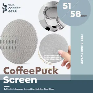 Puck Screen Portafilter Shower Screen Filter Espresso Coffee Puck Kopi