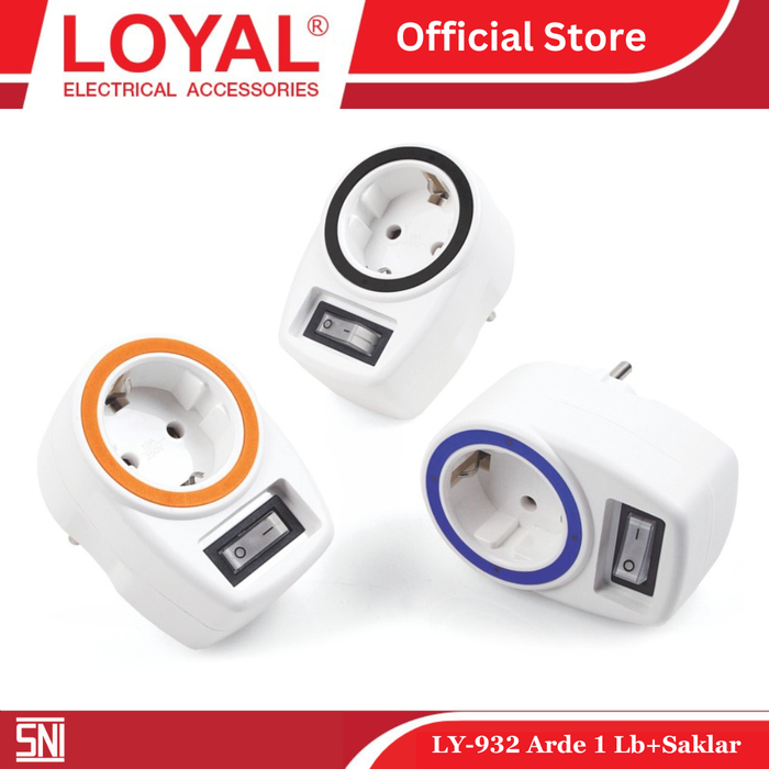 Gambar Loyal Stop Kontak Saklar Stopkontak 1 Lubang Colokan LY 932 LY932 (B) - Hitam dari Loyal Electrical Official Kota Administrasi Jakarta Barat Tokopedia