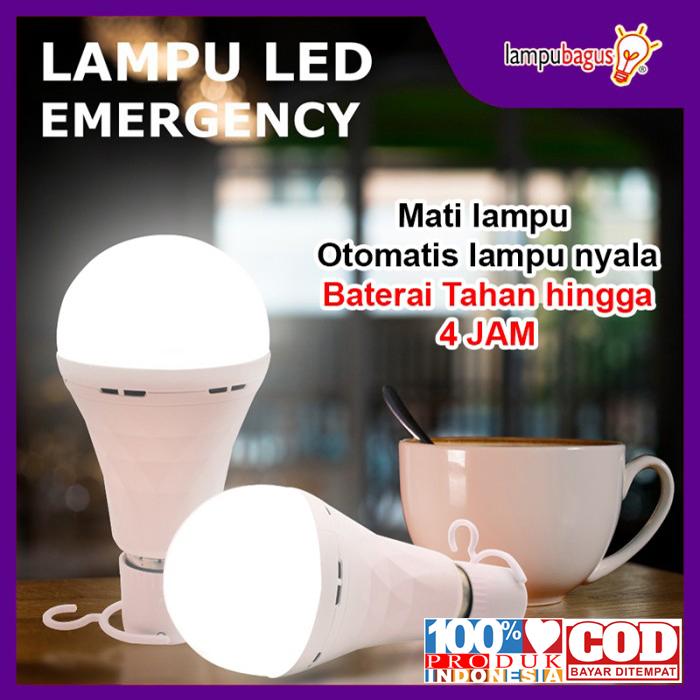 Gambar Lampu Bohlam LED AC/DC Emergency Lamp Portable Cahaya Putih dari Lampu Bagus Kab. Tangerang Tokopedia