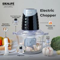 Gambar IDEALIFE Chopper IL-216J - Penghancur Pencincang Daging Sayuran Bumbu Bahan Makanan dan Es dari Setia Mandiri Elektronik Kota Administrasi Jakarta Utara 2 Tokopedia