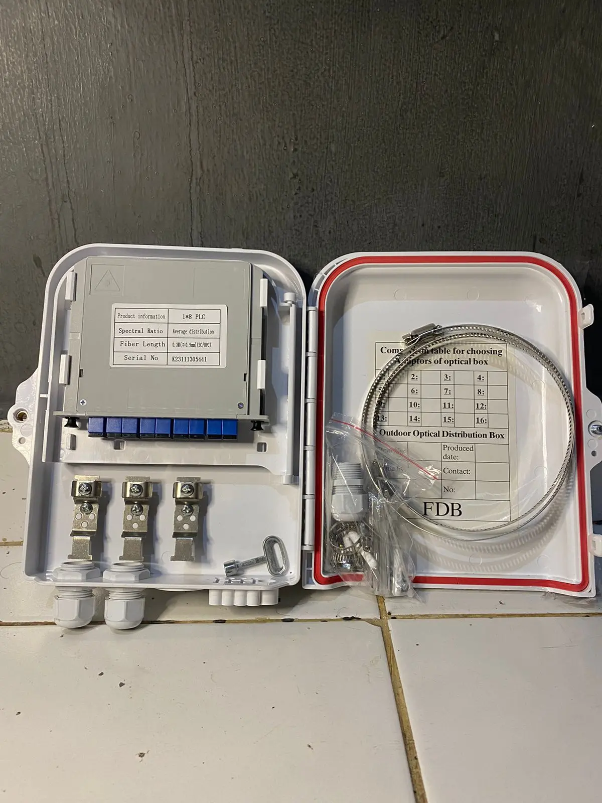 ODP 8 CORE+BOX SPLITER 1*8