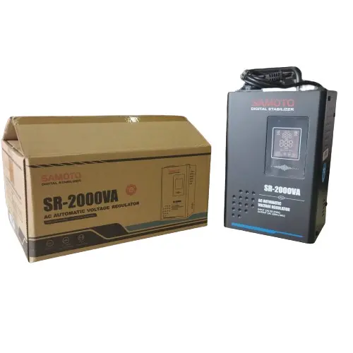 Stabilizer SAMOTO AVR Stabilizer Relay Type SR2KVA Relay Controlled Series 2000VA 7
