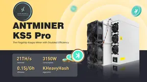 Bitmain Antminer KS5 Pro 21T 3150W KAS Kaspa Asic Miner 21 TH 21TH kHeavyHash Kripto Mining BTC