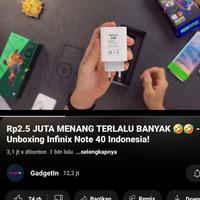 Gambar Adaptor kepala charger Infinix Note 40 / Note 40 pro 5G 45W original Copotan asli - kabel dari omjok Kota Administrasi Jakarta Utara 5 Tokopedia