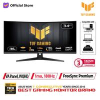 Gambar ASUS TUF GAMING VG34VQ3B | 34" WQHD 1ms 180Hz Curved Gaming Monitor dari Lezz Computech Kota Administrasi Jakarta Utara 1 Tokopedia