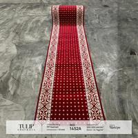 Gambar Karpet Masjid / Sajadah Masjid / Karpet Mushola Meteran / Karpet Lorong / Runner / Panjang Motif Minimalis Klasik Custom Design Turki Premium Red / Merah Tulip 1452A dari Sufi Carpet Kota Administrasi Jakarta Pusat 1 Tokopedia