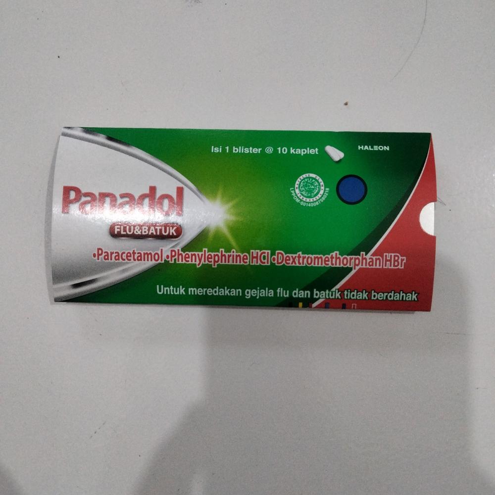 panadol hijau isi 10 tablet perstrip