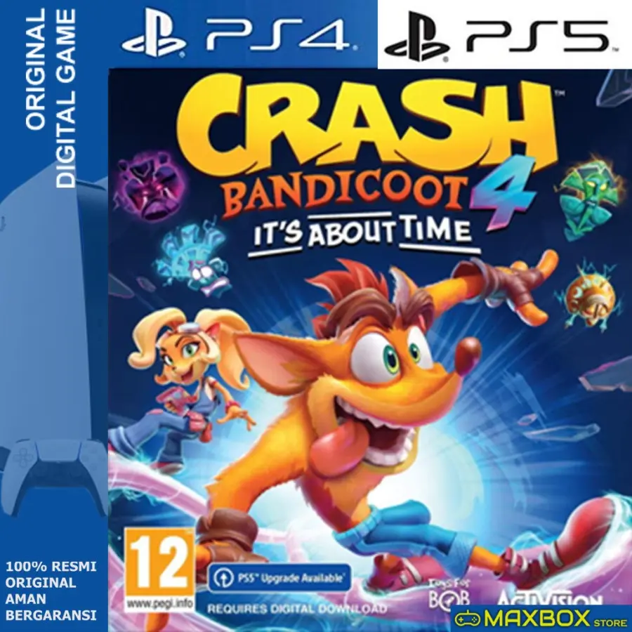 Crash Bandicoot 4 PS4 PS5 Original Game