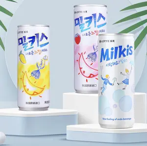 Minuman Lotte Chilsung Milkis Soda 250ml Minuman Soda dan Kopi Korea 175ml