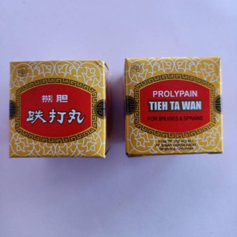 Prolypain Tieh Ta Wan jamu Obat Herbal Cina Atasi Luka Dalam Meredakan nyeri