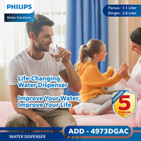 Gambar Philips Dispenser Bottom Loading ADD4973DGAC - Abu Tua (Filter Microplastic + Anti BPA) dari Philips Water ID Kota Tangerang 3 Tokopedia